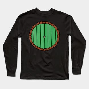 Green Round Halfling Door Long Sleeve T-Shirt